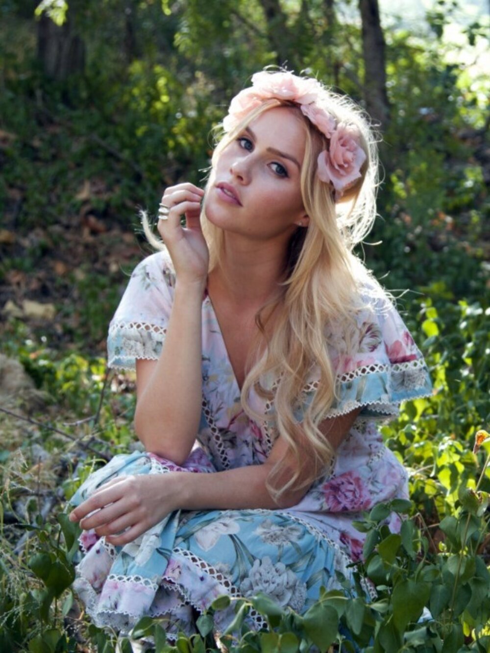 RARE! As Seen on Claire Holt Zimmermann Georgia Floral Meadow Sweet Dress
